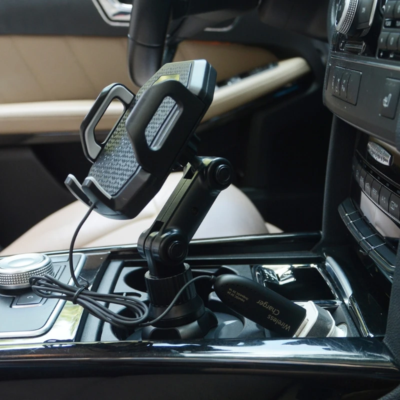 Adjustable Angle 5W Car Cup USB Wireless Charger Holder Mobile Phone Mount Stand Cradle Bracket for iphone Cellphone
Adjustable Angle 5W Car Cup USB Wireless Charger Holder Mobile Phone Mount Stand Cradle Bracket for iphone Cellphone