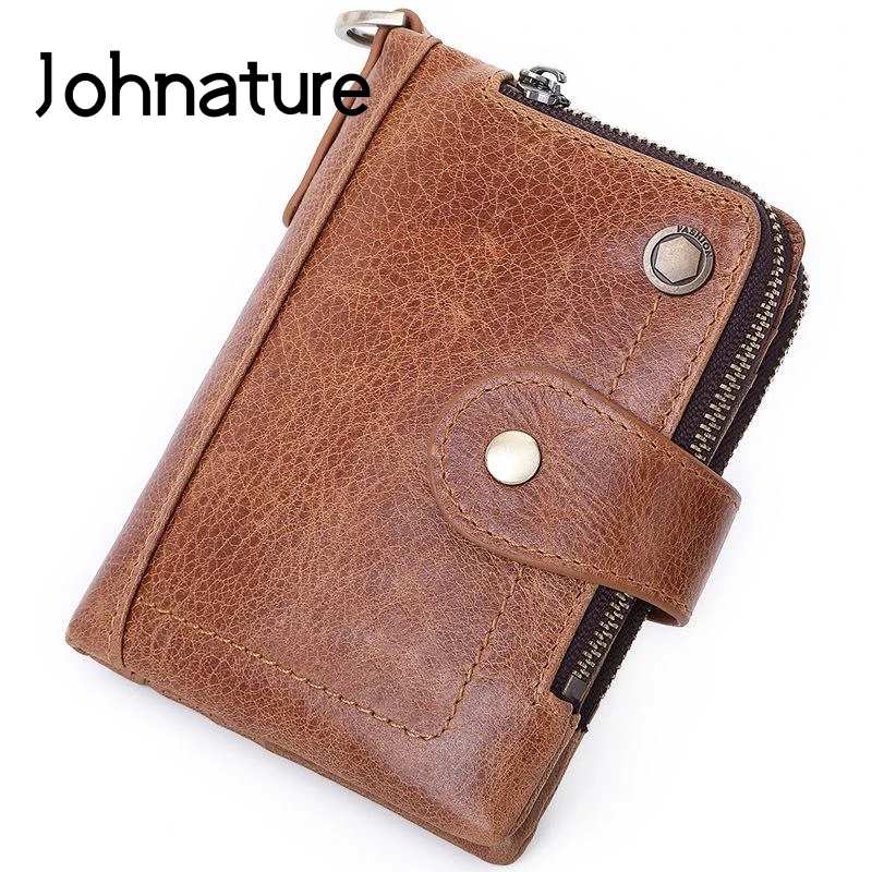 Johnature Leisure Short Genuine Leather Men Wallets 2021 New Wallet Card Holder Coin Purse Multi Function Cowhide Mens Purses
Johnature Leisure Short Genuine Leather Men Wallets 2021 New Wallet Card Holder Coin Purse Multi Function Cowhide Mens Purses