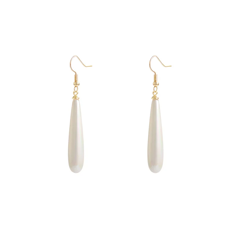 Long Delicate White Pearl Eggplant Drop Earrings For Women Water Droplets Earing Dangle Ear Rings Jewelry Brincos
Long Delicate White Pearl Eggplant Drop Earrings For Women Water Droplets Earing Dangle Ear Rings Jewelry Brincos