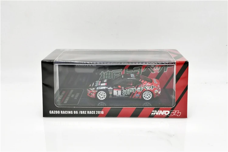 INNO64 1:64 Toyota GT86 #1 ADVAN GAZZO Racing 86 /BRZ Race 2016Die-cast 
INNO64 1:64 Toyota GT86 #1 ADVAN GAZZO Racing 86 /BRZ Race 2016Die-cast
