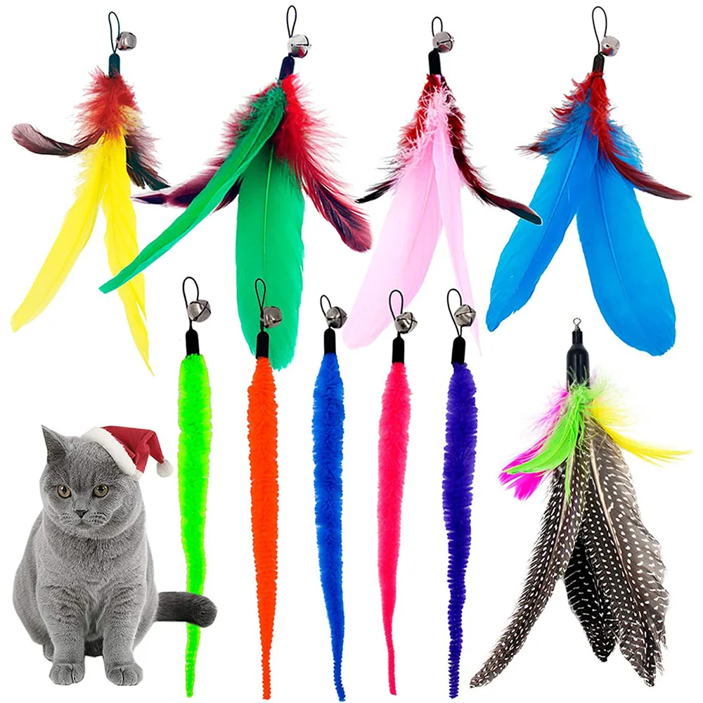 15 Options Replacement Cat Feather Toys,Natural Feather Refills for Indoor Cat Toys,Kitten Cat Having Fun Exercise Playing
15 Options Replacement Cat Feather Toys,Natural Feather Refills for Indoor Cat Toys,Kitten Cat Having Fun Exercise Playing