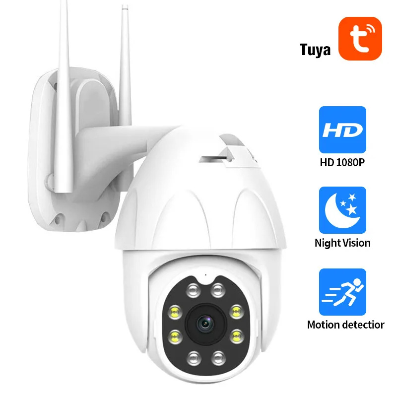 IP-камера наружная, водонепроницаемая, PTZ, 1080P, 2 Мп, Tuya Smart Life, HD, P2P, Wi-Fi
IP-камера наружная, водонепроницаемая, PTZ, 1080P, 2 Мп, Tuya Smart Life, HD, P2P, Wi-Fi