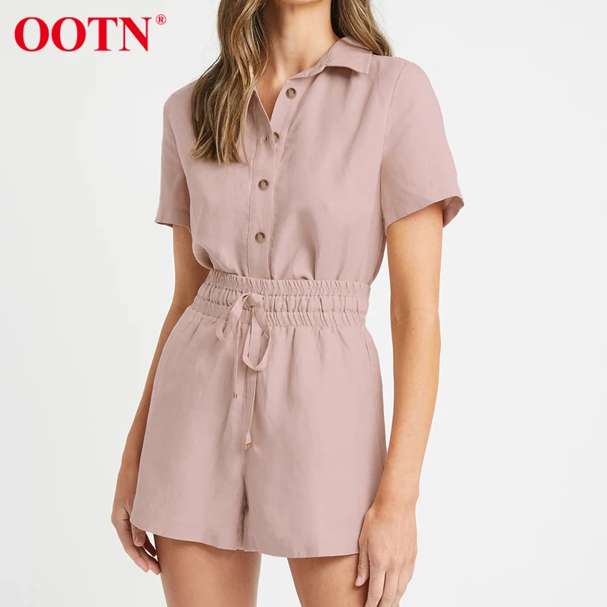 OOTN Lace Up Elastic Waist Shorts Set Women Summer Short Sleeve Top Shirt Ladies White Casual 2 Piece Suit Pink Cotton 2021
OOTN Lace Up Elastic Waist Shorts Set Women Summer Short Sleeve Top Shirt Ladies White Casual 2 Piece Suit Pink Cotton 2021
