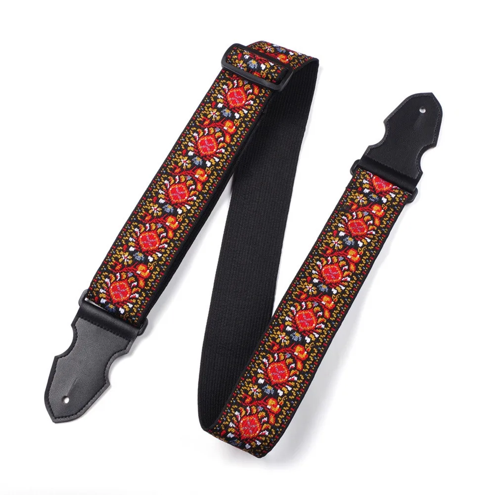 Guitar Strap Embroidered Adjustable Woven Stunning Flower Pure Cotton Pattern Vintage Style For Electric/Acoustic Guitar/Classic
Guitar Strap Embroidered Adjustable Woven Stunning Flower Pure Cotton Pattern Vintage Style For Electric/Acoustic Guitar/Classic