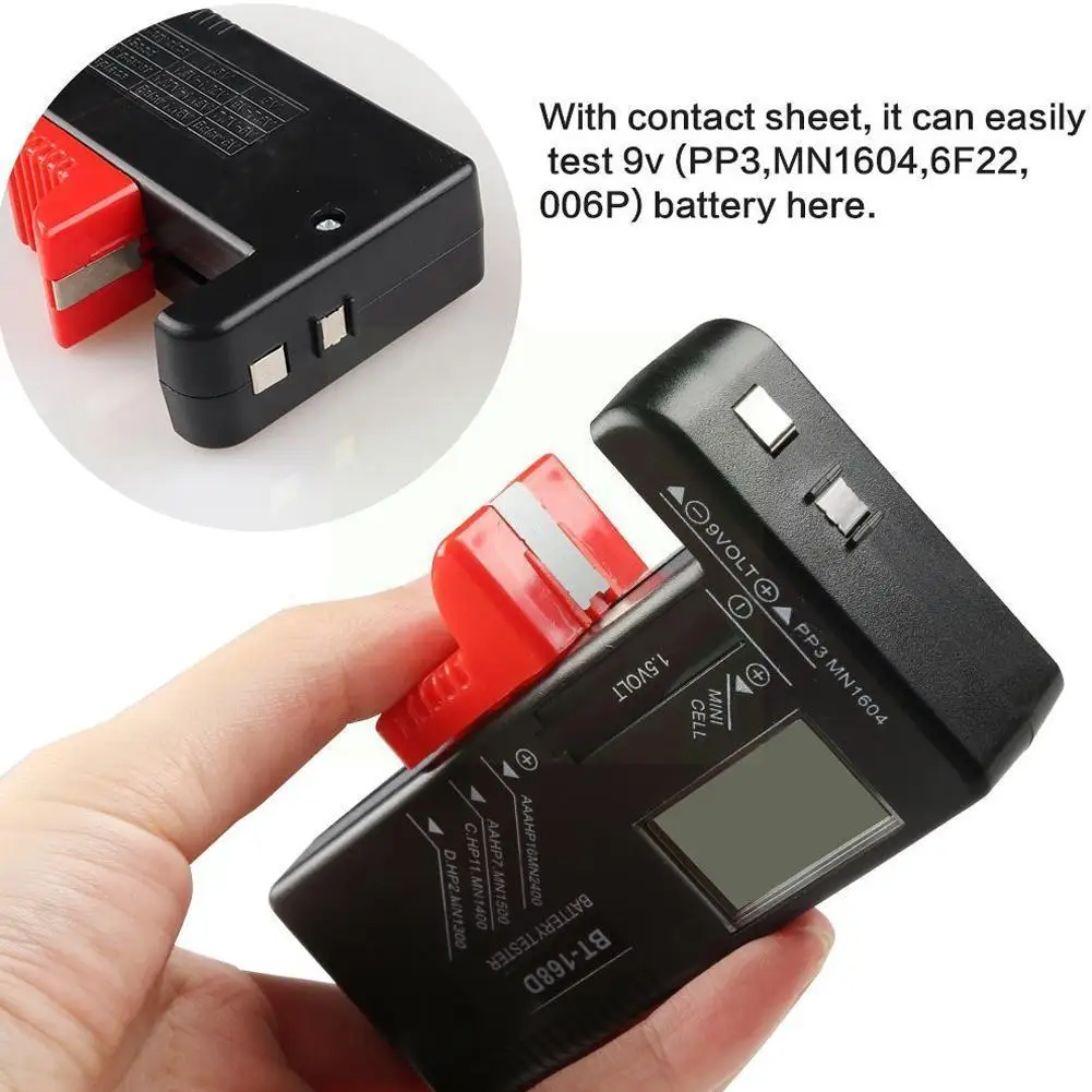 1pcs Portable Digital Display No. 5/7 9v Battery Power Tester Battery Voltage Tester For 9v/d Type/c Type/aa/aaa/button Bat E5a3
1pcs Portable Digital Display No. 5/7 9v Battery Power Tester Battery Voltage Tester For 9v/d Type/c Type/aa/aaa/button Bat E5a3