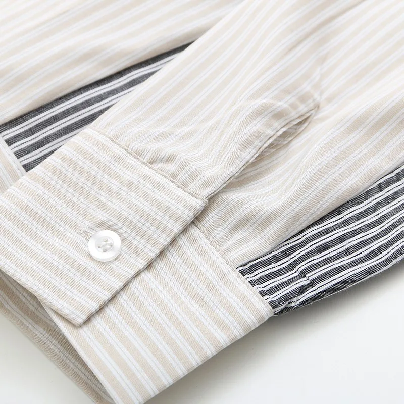 Office Lady Blouses Femme 2021 Fashion Long Sleeved Striped Patchwork Blusas Camisas Shirts for Women Elegant Spring Summer Tops
Office Lady Blouses Femme 2021 Fashion Long Sleeved Striped Patchwork Blusas Camisas Shirts for Women Elegant Spring Summer Tops