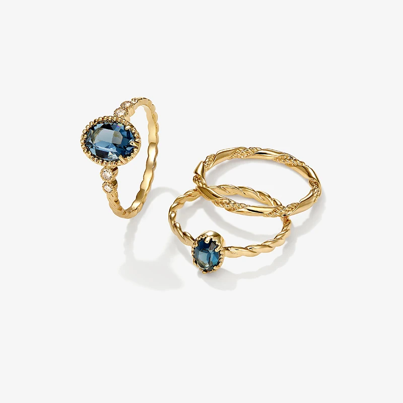 High-level fashion luxury temperament gem ring index finger ring female
High-level fashion luxury temperament gem ring index finger ring female