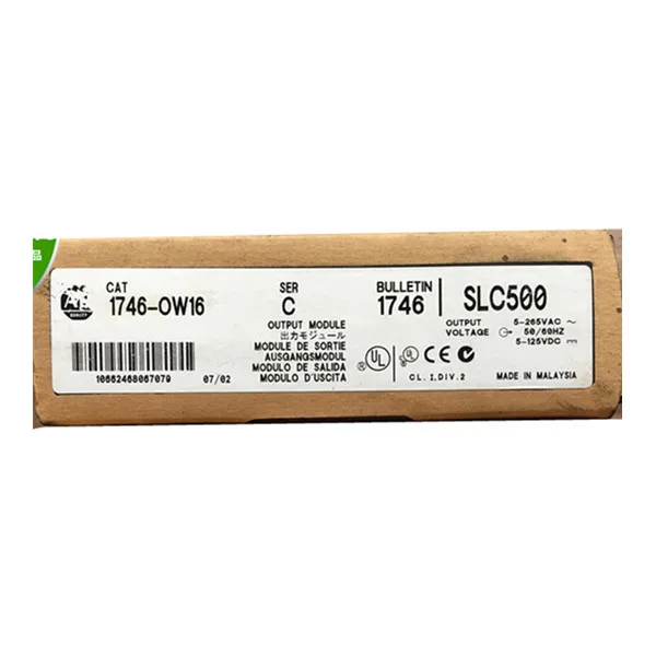 Новый оригинальный 1746-OW16 C PLC расширение модуля 1746OW16 C точка 
Новый оригинальный 1746-OW16 C PLC расширение модуля 1746OW16 C точка