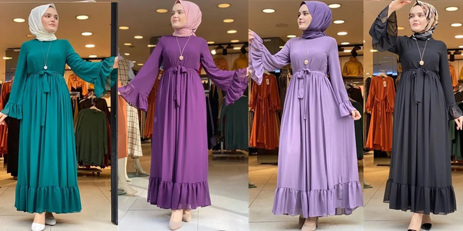 Мусульманское плиссированное платье абайя кимоно кардиган хиджаб арабский