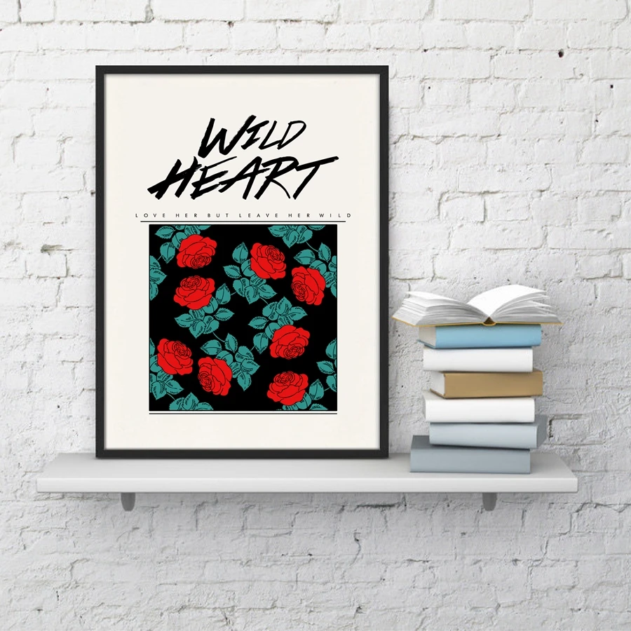 Rose art print poster always fall in love with rose wall picture room home decoration
Rose art print poster always fall in love with rose wall picture room home decoration