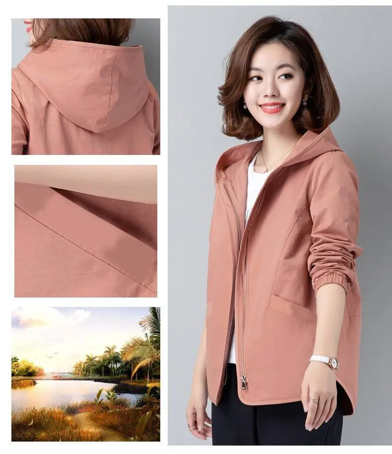 Women's Jackets 2020 Spring Autumn Floral Causal Windbreaker Women Basic Jackets Coats Zipper Lightweight Jackets Famale
Women's Jackets 2020 Spring Autumn Floral Causal Windbreaker Women Basic Jackets Coats Zipper Lightweight Jackets Famale