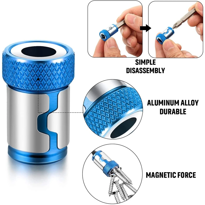 8 Pcs netic Screw Ring Bit netizer Ring Screw netic Holders, Applied to 1/4 Inch Hex Screwdriver
8 Pcs netic Screw Ring Bit netizer Ring Screw netic Holders, Applied to 1/4 Inch Hex Screwdriver