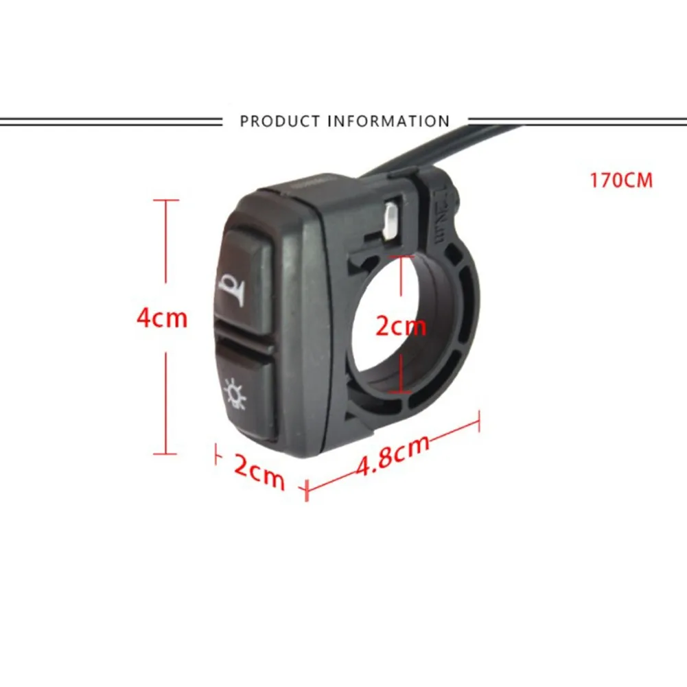 EBike Light Horn Headlight Combination Switch 2 In 1 Control Headlight Rear Lamp ON/OFF Electric Bicycle DIY Accessories
EBike Light Horn Headlight Combination Switch 2 In 1 Control Headlight Rear Lamp ON/OFF Electric Bicycle DIY Accessories