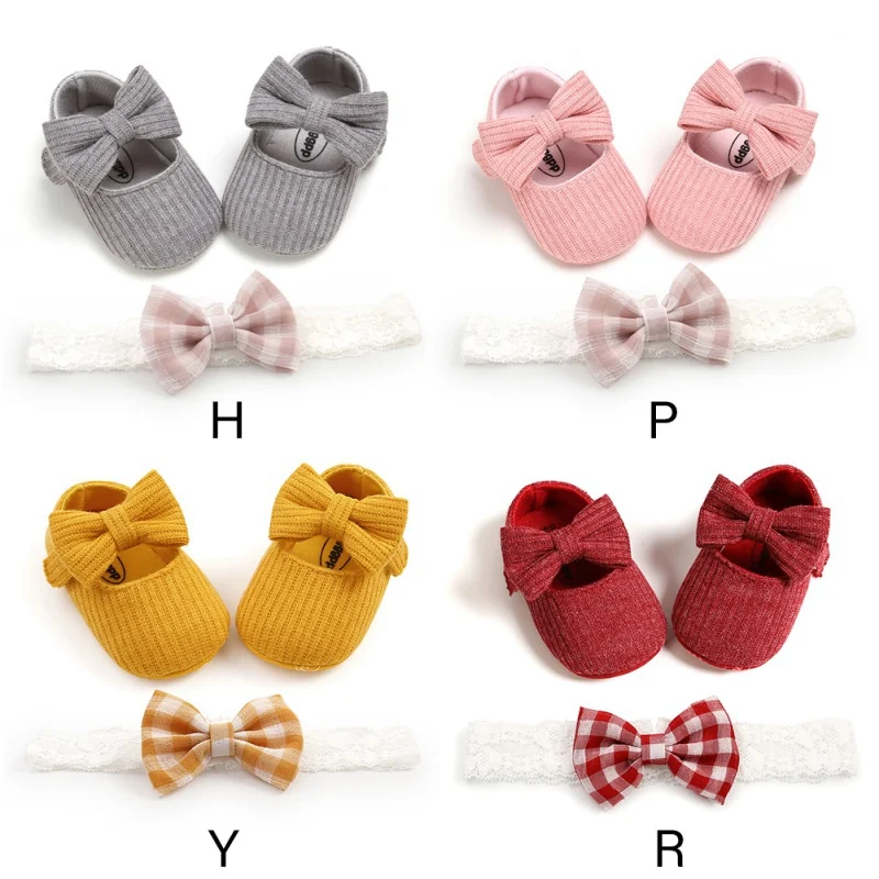 Lovely Baby Girl Anti-Slip Casual Walking Shoes Bow Sneakers Soft Soled First Walking Shoes with Headband 2 Set
Lovely Baby Girl Anti-Slip Casual Walking Shoes Bow Sneakers Soft Soled First Walking Shoes with Headband 2 Set