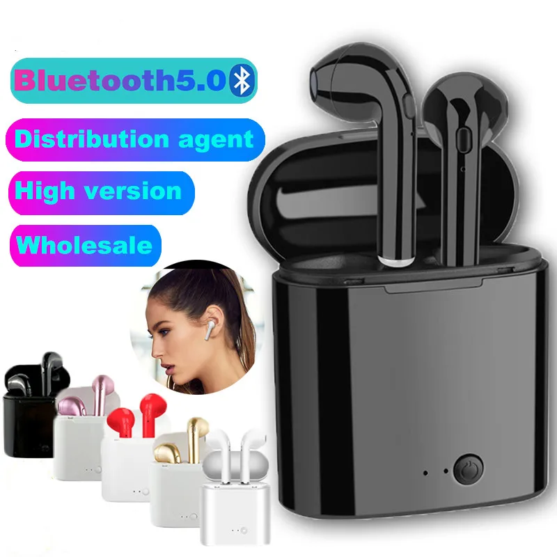 TWS i7s Wireless Headset Bluetooth Earphones Waterproof Music Headphones Sports Earbuds Business Headset Work on all Smartphones
TWS i7s Wireless Headset Bluetooth Earphones Waterproof Music Headphones Sports Earbuds Business Headset Work on all Smartphones