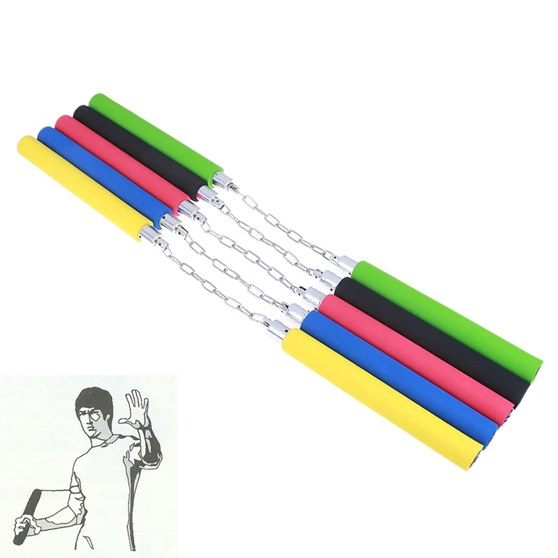 Chinese Kungfu Foam Nunchakus Hot Martial Art Foam Padded Safe Fitness Nunchakus For Children KungFu Beginners Training Tool
Chinese Kungfu Foam Nunchakus Hot Martial Art Foam Padded Safe Fitness Nunchakus For Children KungFu Beginners Training Tool