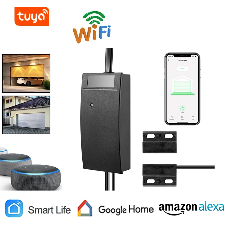 Tuya Smart Life сенсор для гаражной двери открывалка контроллер переключатель Wi-Fi Поддержка Amazon Alexa Google Home Smart Home приложение с вилкой
Tuya Smart Life сенсор для гаражной двери открывалка контроллер переключатель Wi-Fi Поддержка Amazon Alexa Google Home Smart Home приложение с вилкой