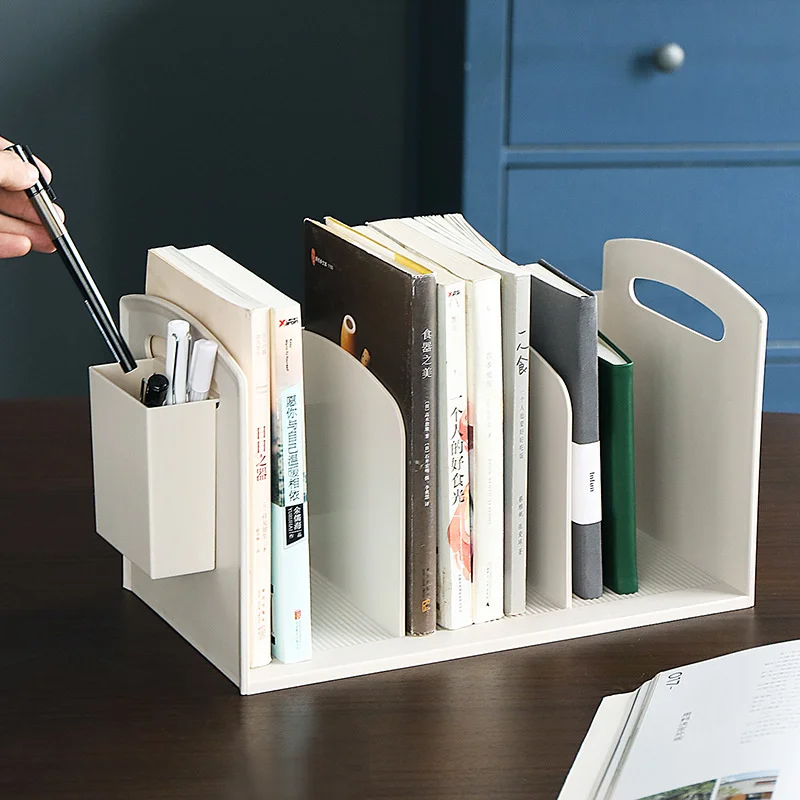 Desktop White Bookshelf Bookend Magazines Storage Rack Bookcase Desk Organizer Holder Display Office Home Decoration 
Desktop White Bookshelf Bookend Magazines Storage Rack Bookcase Desk Organizer Holder Display Office Home Decoration