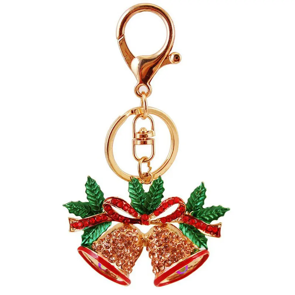 Rhinestone Keychain Christmas Tree Keychain Bell Purse Bag Charm Pendant Keychain Christmas Gift For Girl Woman Lady
Rhinestone Keychain Christmas Tree Keychain Bell Purse Bag Charm Pendant Keychain Christmas Gift For Girl Woman Lady