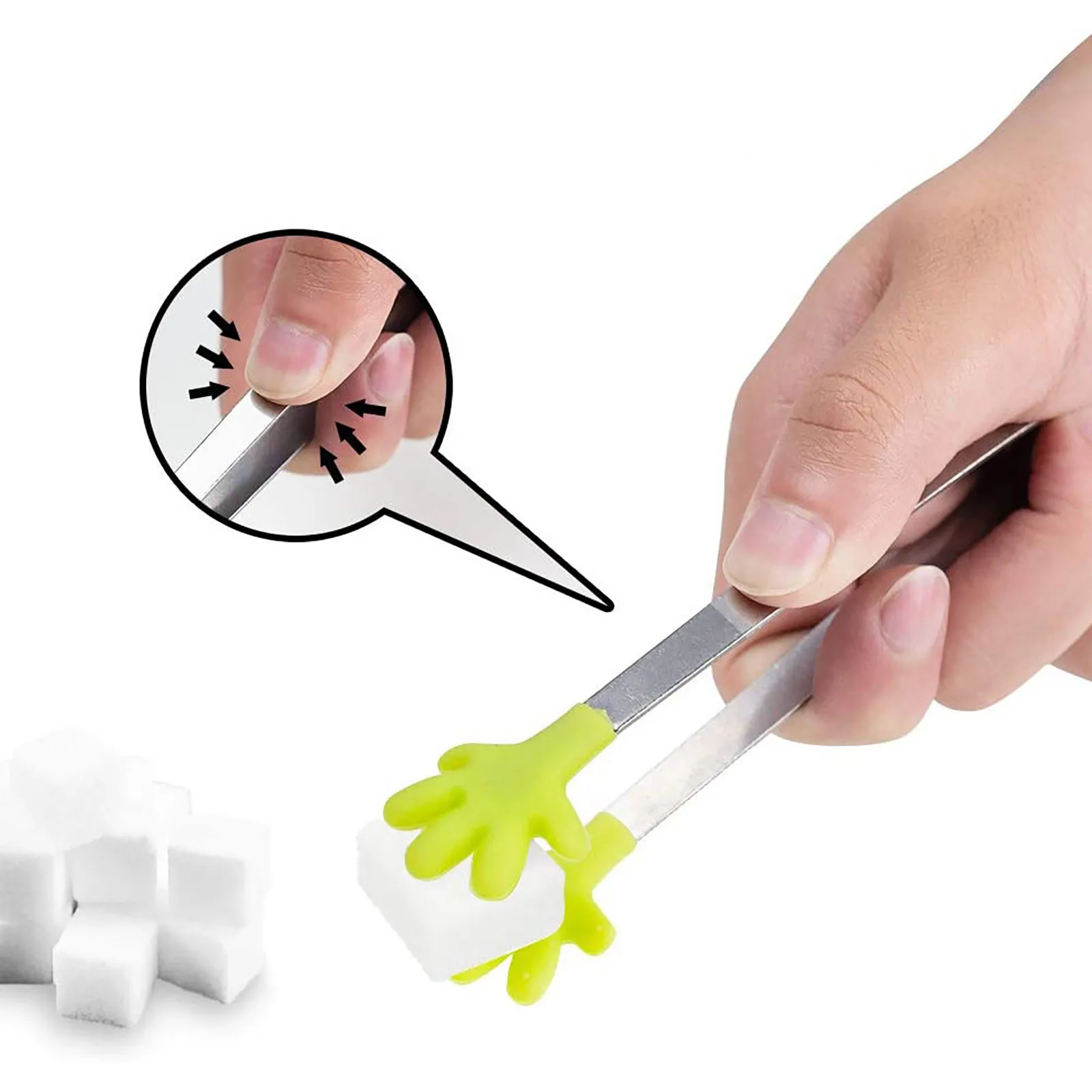 Creative Hand Shape Mini Food Clip Stainless Steel Kitchen Cooking Salad Serving Bbq Tongs Food Grade Silicone Tong Tools
Creative Hand Shape Mini Food Clip Stainless Steel Kitchen Cooking Salad Serving Bbq Tongs Food Grade Silicone Tong Tools
