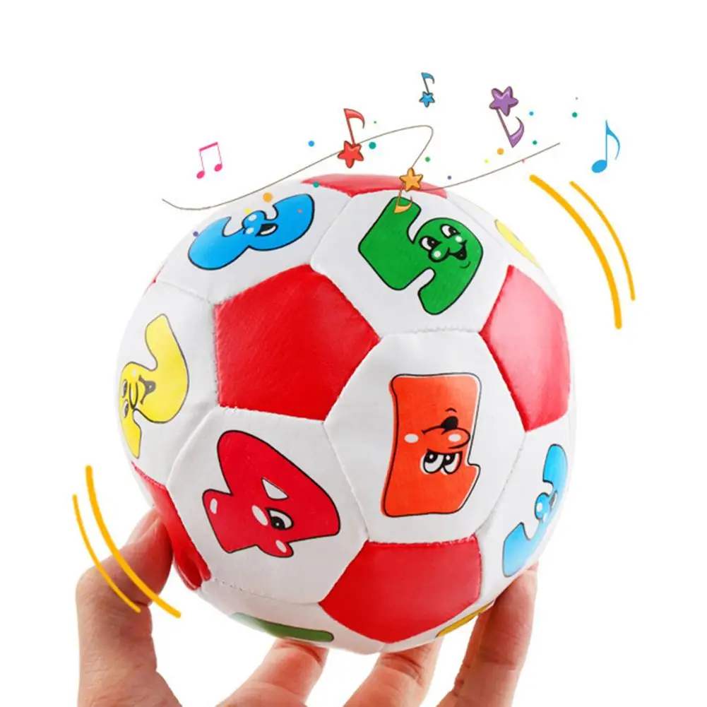 Baby Grip Faux Leather Stuffed Soccer Ball with Chiming Bell Sensory Musical Toy Children Toys Birthday Christmas New Year Gift
Baby Grip Faux Leather Stuffed Soccer Ball with Chiming Bell Sensory Musical Toy Children Toys Birthday Christmas New Year Gift