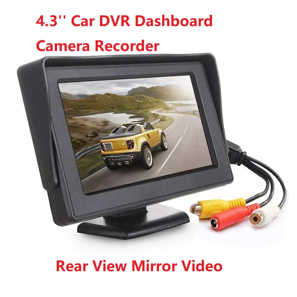 TFT LCD Monitor Car Rearview 4.3 Inch Full Color Display 2-Channels Video Inputs Visual Reversing for Vehicle VCD/DVD/GPS/Camera
TFT LCD Monitor Car Rearview 4.3 Inch Full Color Display 2-Channels Video Inputs Visual Reversing for Vehicle VCD/DVD/GPS/Camera