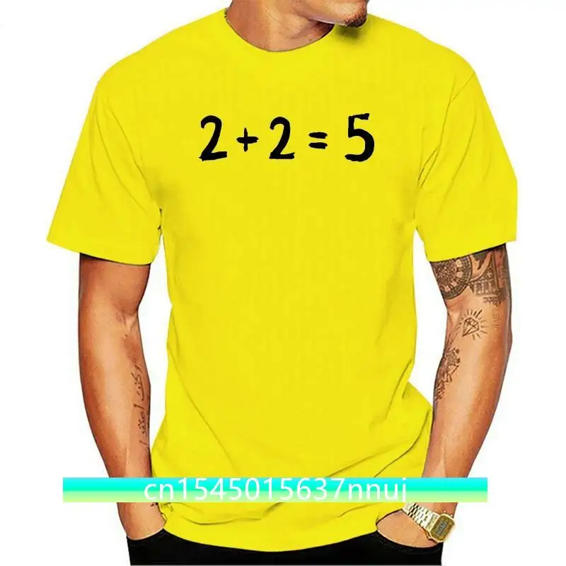 New 2 + 2 = 5 George Orwell 1984 Inspired Men T Shirt From Fatcuckoo Funny Free Shipping Shirt Many Colours Classic Xxxtentacion
New 2 + 2 = 5 George Orwell 1984 Inspired Men T Shirt From Fatcuckoo Funny Free Shipping Shirt Many Colours Classic Xxxtentacion