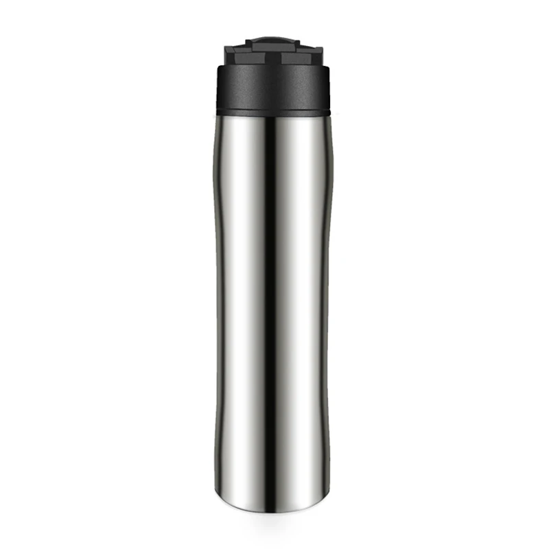 Stainless Steel Portable Coffee Press Maker Travel with Coffee Plunger Filter Double Wall Vacuum Mug Pot 
Stainless Steel Portable Coffee Press Maker Travel with Coffee Plunger Filter Double Wall Vacuum Mug Pot
