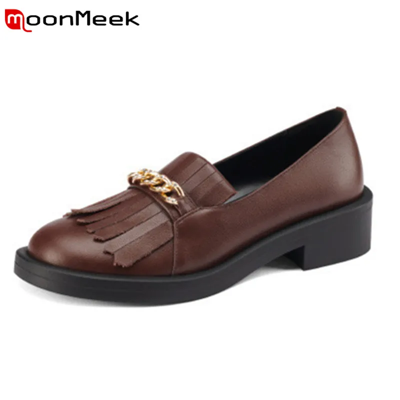 MoonMeek/2021 Туфли-мокасины для женщин; Обувь на плоской подошве Одежда высшего качества из натуральной кожи обувь открытые туфли-лодочки с цепо...
MoonMeek/2021 Туфли-мокасины для женщин; Обувь на плоской подошве Одежда высшего качества из натуральной кожи обувь открытые туфли-лодочки с цепо...