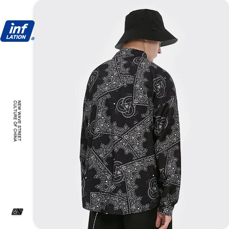 INF Menswear Fashion Brand Spring Style Personalized Paisley Abstract Digital Printing Loose Men's Long Sleeve Shirt LOVZON
INF Menswear Fashion Brand Spring Style Personalized Paisley Abstract Digital Printing Loose Men's Long Sleeve Shirt LOVZON
