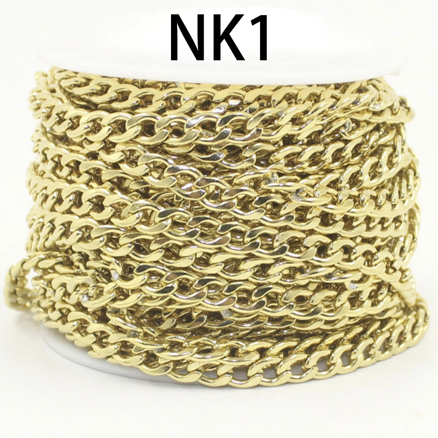 Stainless Steel 304 Chains 1 Meter Gold/Silver/Rose Gold NK Chain hip-hop Personality Bracelet DIY Jewelry Necklace Making
Stainless Steel 304 Chains 1 Meter Gold/Silver/Rose Gold NK Chain hip-hop Personality Bracelet DIY Jewelry Necklace Making