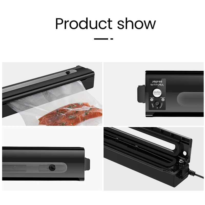 Automatic Vacuum Sealer Sous Vide 220V/110V Food Vacuum Sealer Household Kitchen Food Savers Vacuum Packaging Machine
Automatic Vacuum Sealer Sous Vide 220V/110V Food Vacuum Sealer Household Kitchen Food Savers Vacuum Packaging Machine