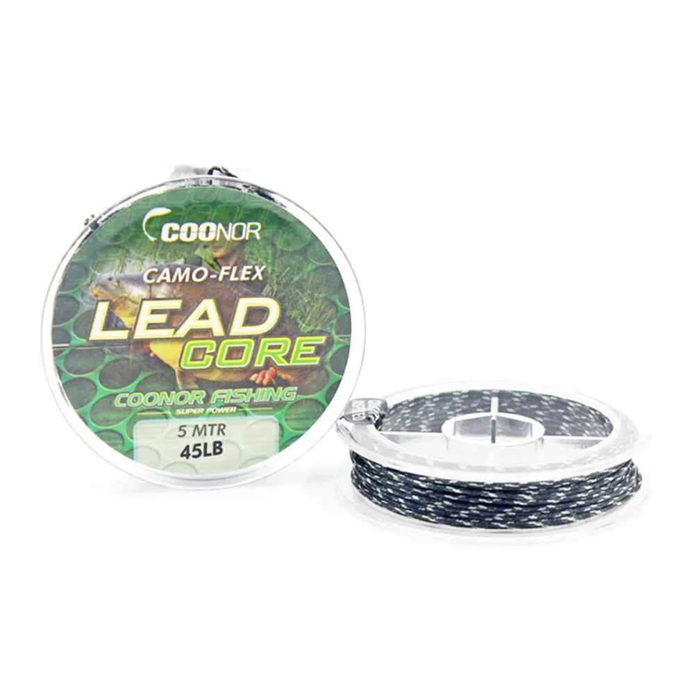 35/45lb Fishing Lead Core Line Spooled Lead Core Carp Leader Line European Style Carp Fishing Accessories
35/45lb Fishing Lead Core Line Spooled Lead Core Carp Leader Line European Style Carp Fishing Accessories