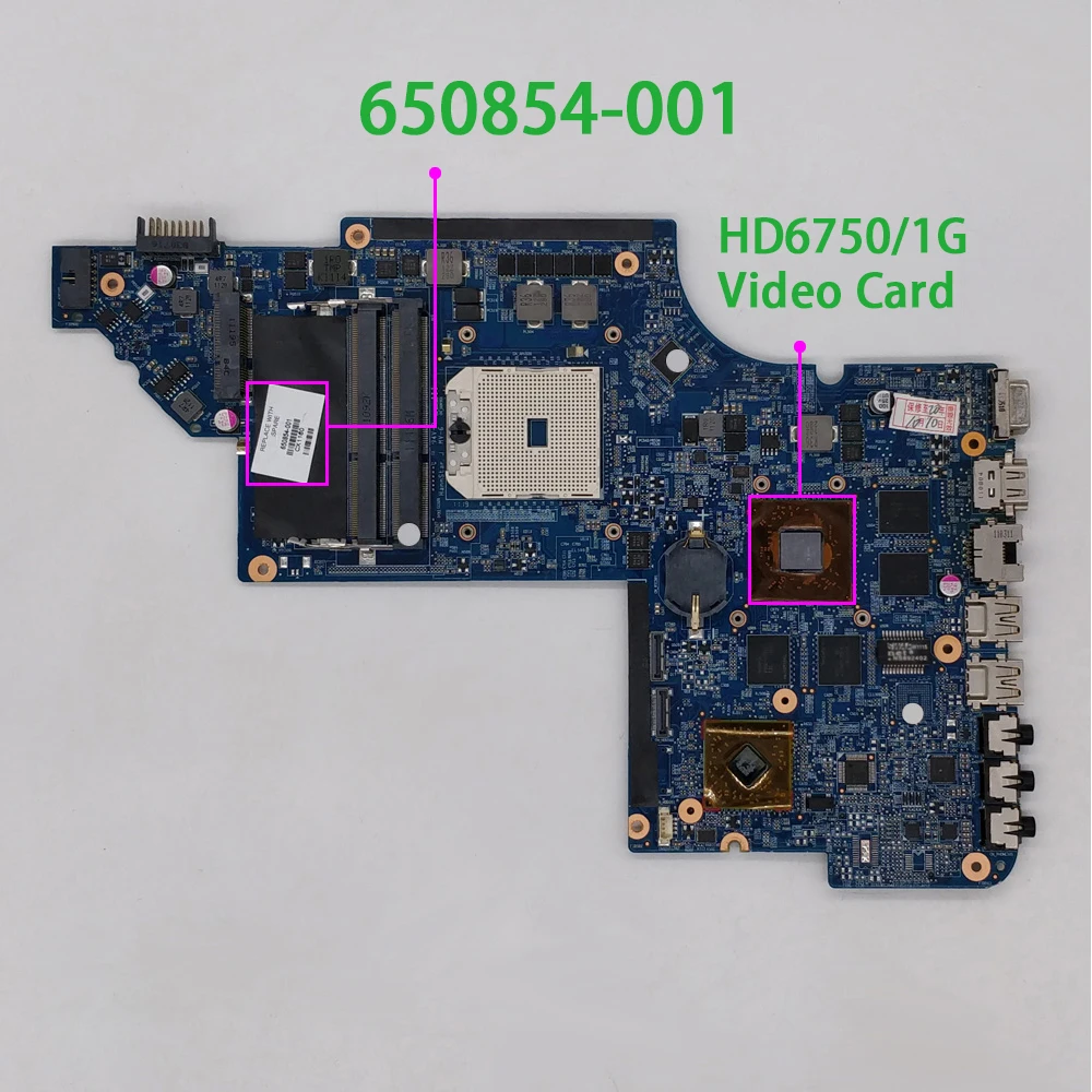 for HP Pavilion DV6-6000 Series DV6Z-6100 650854-001 A70M DSC HD6750/1G GPU DDR3 Laptop NoteBook Motherboard Mainboard Tested
for HP Pavilion DV6-6000 Series DV6Z-6100 650854-001 A70M DSC HD6750/1G GPU DDR3 Laptop NoteBook Motherboard Mainboard Tested