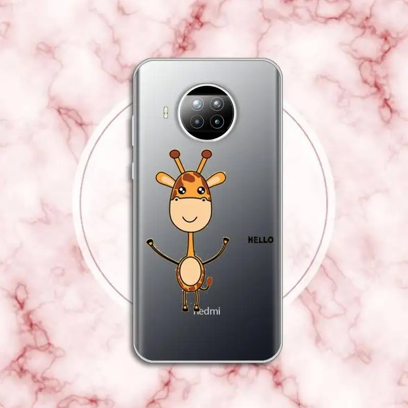 Cute Cartoon Giraffe Phone Case Transparent for xiaomi redmi note 8 9 9s 11 10t lite pro
Cute Cartoon Giraffe Phone Case Transparent for xiaomi redmi note 8 9 9s 11 10t lite pro