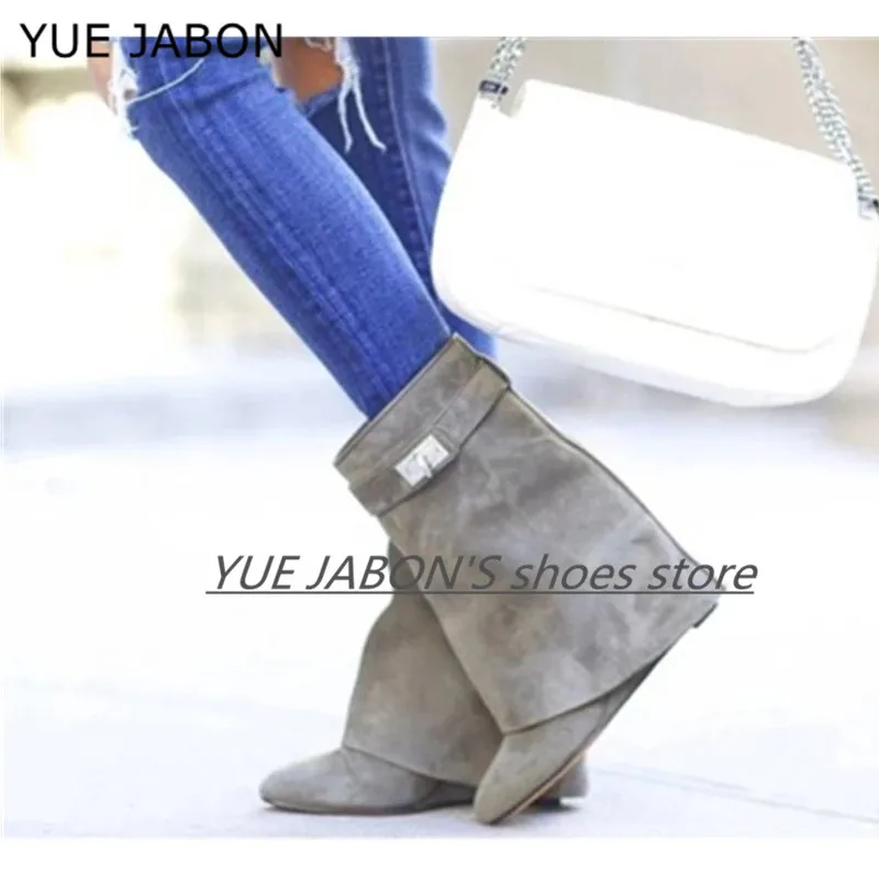 Shark Lock Boots Top Quality Ankle Boots Wedges Heel Short Botas Mujer Pointed Toe Shoes Genuine Leather Designer Footwear Women
Shark Lock Boots Top Quality Ankle Boots Wedges Heel Short Botas Mujer Pointed Toe Shoes Genuine Leather Designer Footwear Women