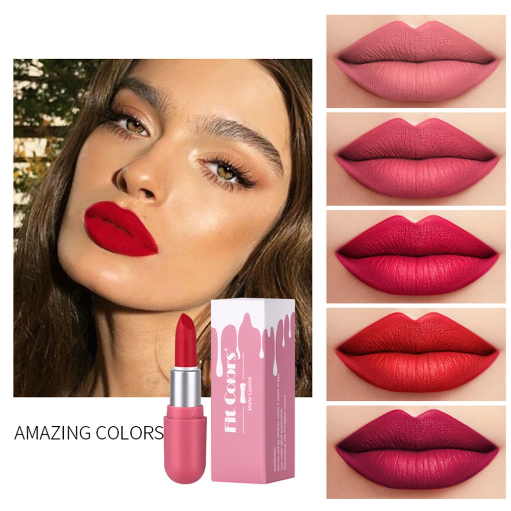 5 Colors Matte Velvet Mini Capsule Lipstick Cute Small Candy Capsule Lipstick Waterproof and Sweatproof Long Lasting Lip Makeup
5 Colors Matte Velvet Mini Capsule Lipstick Cute Small Candy Capsule Lipstick Waterproof and Sweatproof Long Lasting Lip Makeup