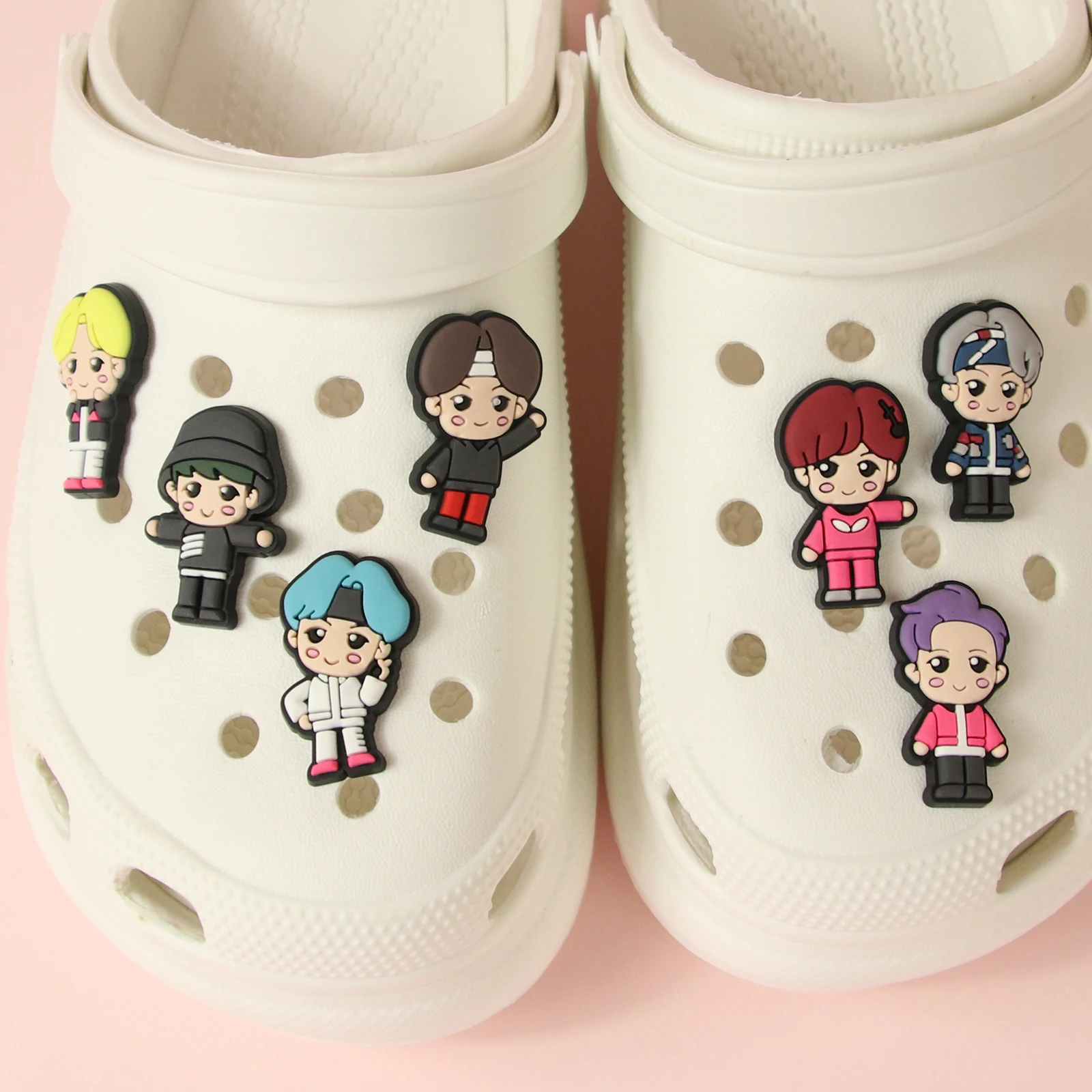 Hot Sell One Set Cartoon Characters Croc Charms Shoes Decoration PVC Cute Removable Shoes Accessories For Kids Croc Shoes Gifts
Hot Sell One Set Cartoon Characters Croc Charms Shoes Decoration PVC Cute Removable Shoes Accessories For Kids Croc Shoes Gifts