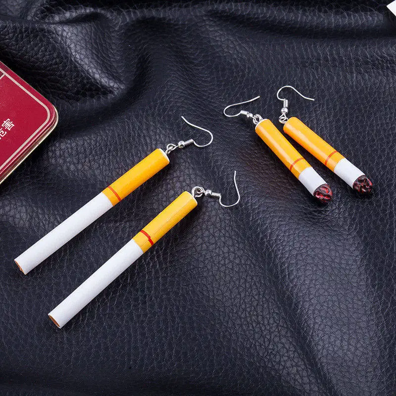 Fashion Creativity Cigarette Butts Drop Earrings for Women Cute Smoke Long Dangle Earring Brincos Club Party Jewelry Accessories
Fashion Creativity Cigarette Butts Drop Earrings for Women Cute Smoke Long Dangle Earring Brincos Club Party Jewelry Accessories