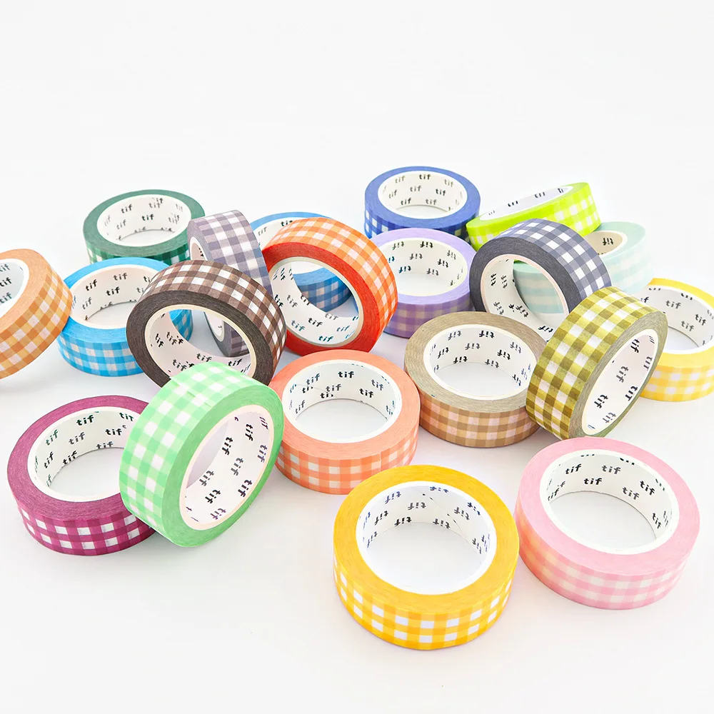 10pcs/Lot Decorative Green Blue Grey Pink Carrot Gingham Japanese Washi Tapes Set Bullet Journal Masking Tape Kawaii Stationery 
10pcs/Lot Decorative Green Blue Grey Pink Carrot Gingham Japanese Washi Tapes Set Bullet Journal Masking Tape Kawaii Stationery