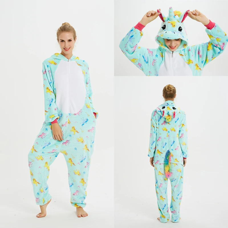 2020 Autumn Winter Women Men Adults Flannel Hooded Animal Onesie Cartoon Sleepwear Unicorn Pajamas set Stitch Kugurumi Unicornio
2020 Autumn Winter Women Men Adults Flannel Hooded Animal Onesie Cartoon Sleepwear Unicorn Pajamas set Stitch Kugurumi Unicornio
