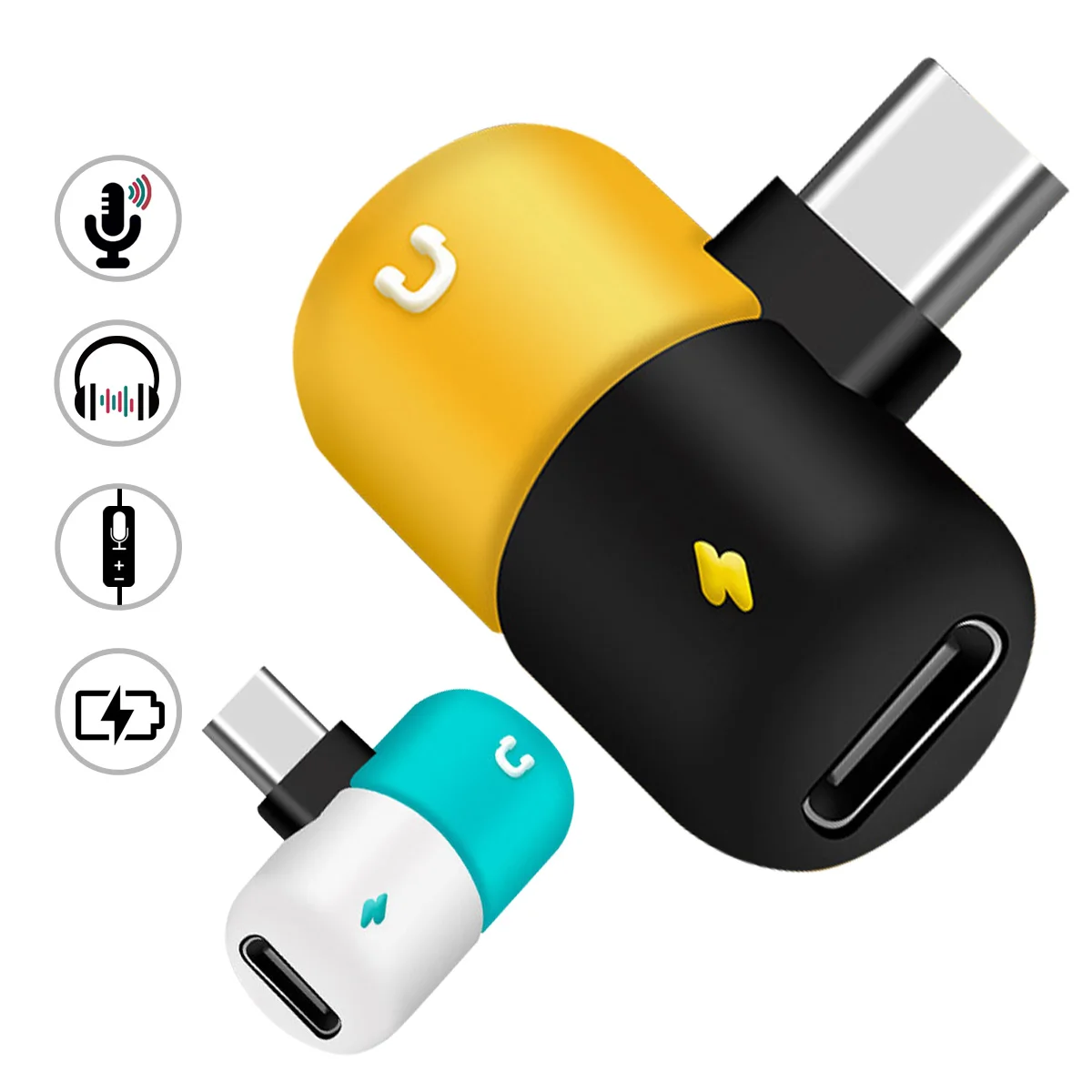 ANMONE 2 in 1 Type C to 3.5 mm Earphone Jack AUX Adapter Charging Audio Cable USB Type C Splitter Headphone Music Mini Converter
ANMONE 2 in 1 Type C to 3.5 mm Earphone Jack AUX Adapter Charging Audio Cable USB Type C Splitter Headphone Music Mini Converter