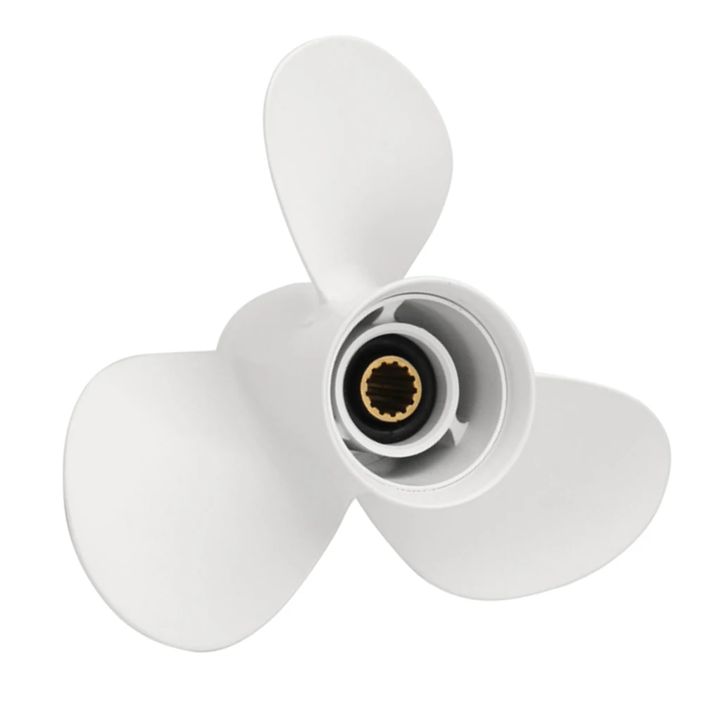 11 1/8inchx13 Boat Propeller 69W-45945-00-EL For Yamaha Prop Outboard Engine 30-60HP, Aluminum Alloy
11 1/8inchx13 Boat Propeller 69W-45945-00-EL For Yamaha Prop Outboard Engine 30-60HP, Aluminum Alloy