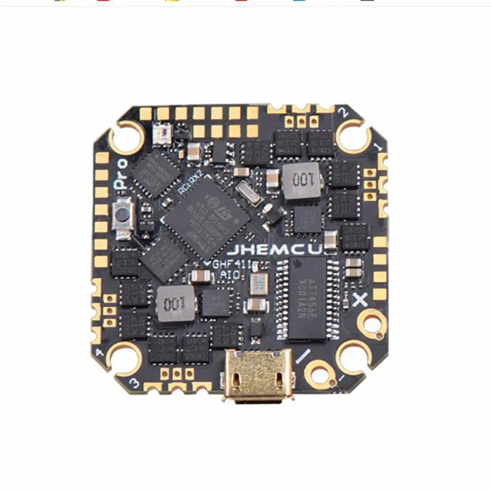 Accessories 2-6S Brushless Flight Control JHEMCU GHF411AIO Pro Toothpick Crossing Machine F4 25A 35A Flight Control
Accessories 2-6S Brushless Flight Control JHEMCU GHF411AIO Pro Toothpick Crossing Machine F4 25A 35A Flight Control