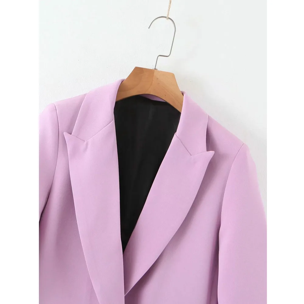 ZA Women 2020 Fashion Office Wear Pockets Blazers Coat Vintage Notched Collar Long Sleeve Female Outerwear Chic Tops
ZA Women 2020 Fashion Office Wear Pockets Blazers Coat Vintage Notched Collar Long Sleeve Female Outerwear Chic Tops