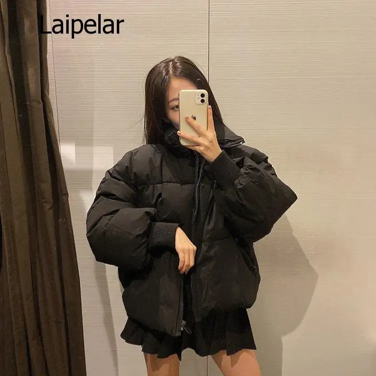 2020 Winter Thick Warm Snow Parka Coat Women Solid Jacket Outwear Female Casual Loose Black Short Parkas Mujer Casaco Feminino
2020 Winter Thick Warm Snow Parka Coat Women Solid Jacket Outwear Female Casual Loose Black Short Parkas Mujer Casaco Feminino