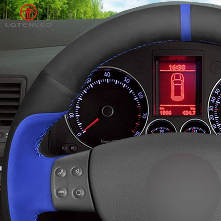 LQTENLEO Black Blue Suede DIY Car Steering Wheel Cover for Volkswagen Golf 5 Mk5 GTI VW Golf 5 R32 Passat R GT 2005
LQTENLEO Black Blue Suede DIY Car Steering Wheel Cover for Volkswagen Golf 5 Mk5 GTI VW Golf 5 R32 Passat R GT 2005
