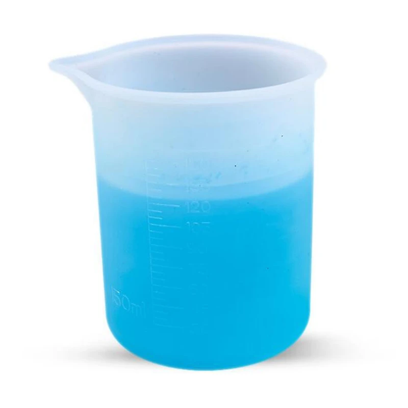 D2TD 150ML Silicone Measuring Cup Handmade DIY Crystal Epoxy Jewelry Making Tools Glue Resin Mixed Measure Gadgets Accessory
D2TD 150ML Silicone Measuring Cup Handmade DIY Crystal Epoxy Jewelry Making Tools Glue Resin Mixed Measure Gadgets Accessory