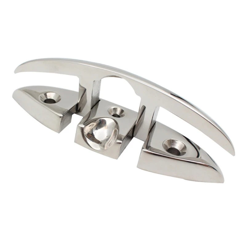 Stainless Steel 316 Flush Boat Cleats 5"/6" Mirror Polished Invisible Marine Cable Bolt Motor Ship Floating Dock Cleat
Stainless Steel 316 Flush Boat Cleats 5"/6" Mirror Polished Invisible Marine Cable Bolt Motor Ship Floating Dock Cleat