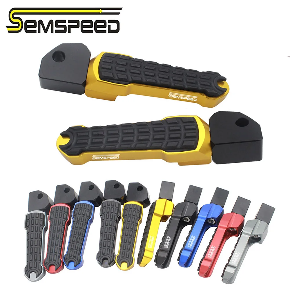 

SEMSPEED Rear Foot Pegs Pedal 2PCS Left Right Foot-rest Footrest for Honda CBR600RR CB600F CBR600F CBF600 CBR600 F2 F3 F4 F4i